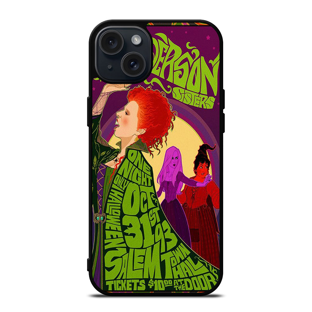 DISNEY HOCUS POCUS POSTER iPhone 15 Plus Case Cover