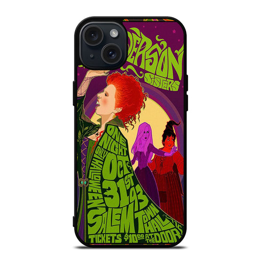 DISNEY HOCUS POCUS POSTER iPhone 15 Plus Case Cover