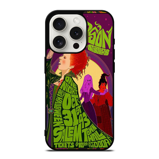 DISNEY HOCUS POCUS POSTER iPhone 15 Pro Case Cover