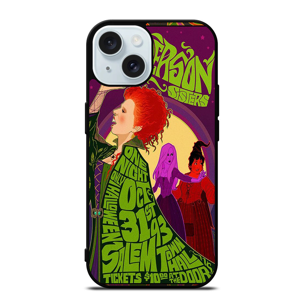 DISNEY HOCUS POCUS POSTER iPhone 15 Case Cover