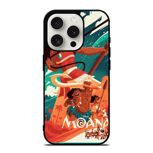 DISNEY MOANA CARTOON 3 iPhone 15 Pro Case Cover