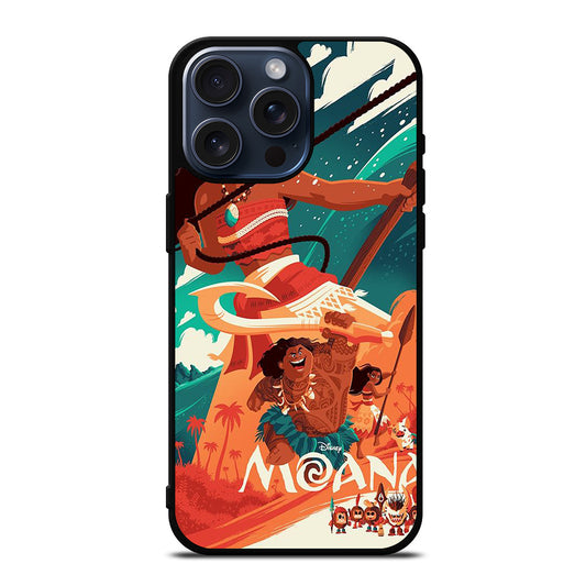 DISNEY MOANA CARTOON 3 iPhone 15 Pro Max Case Cover