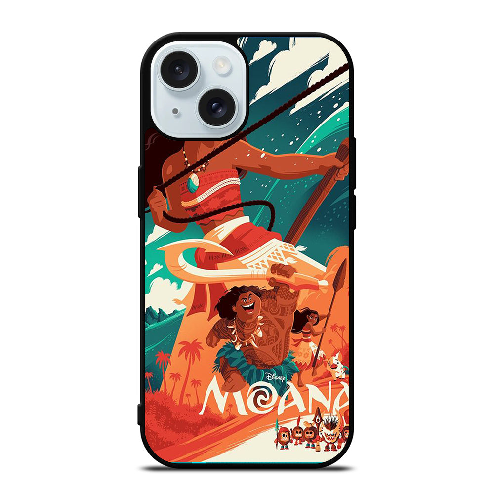 DISNEY MOANA CARTOON 3 iPhone 15 Case Cover
