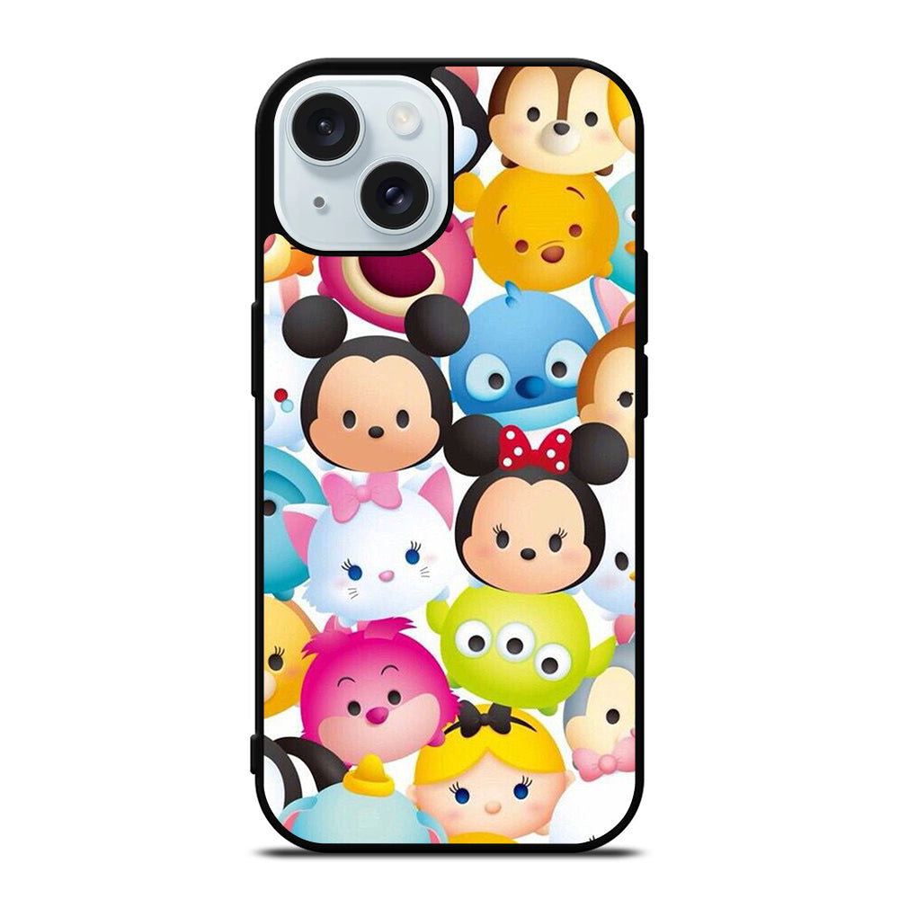 DISNEY TSUM TSUM PATTERN 3 iPhone 15 Case Cover