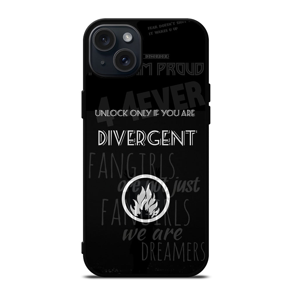 DIVERGENT QUOTE 2 iPhone 15 Plus Case Cover