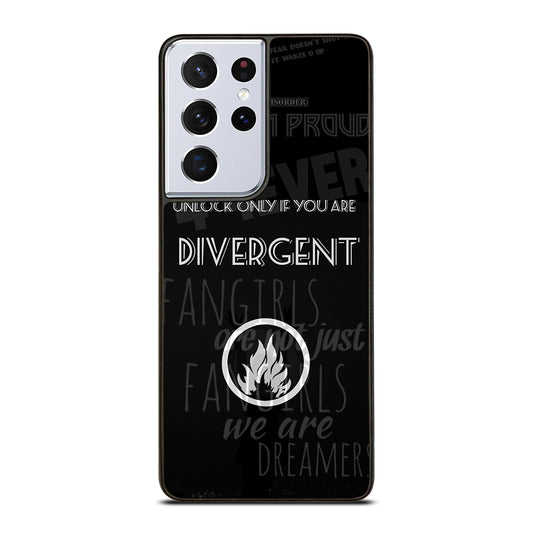 DIVERGENT QUOTE 2 Samsung Galaxy S21 Ultra Case Cover