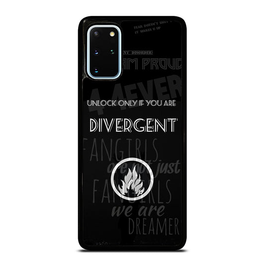 DIVERGENT QUOTE 2 Samsung Galaxy S20 Plus Case Cover