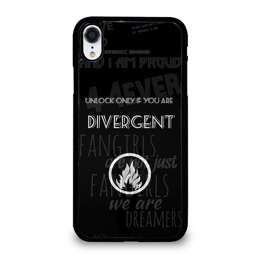 DIVERGENT QUOTE 2 iPhone XR Case Cover