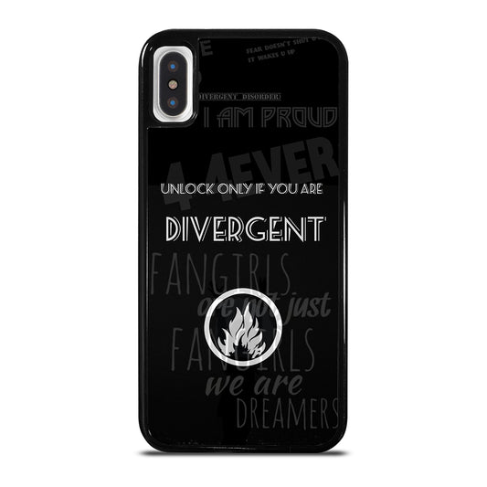 DIVERGENT QUOTE 2 iPhone X / XS Case Cover