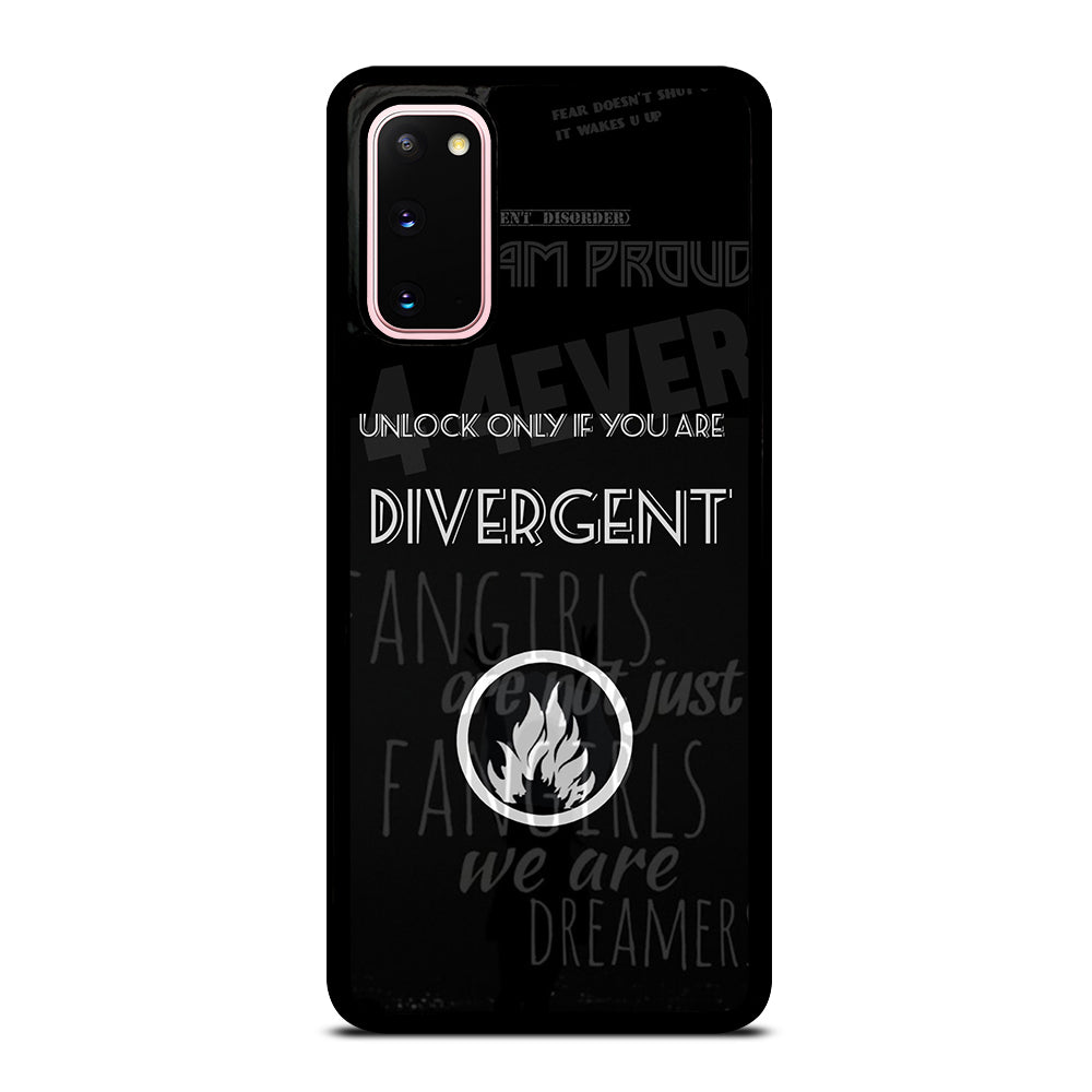 DIVERGENT QUOTE 2 Samsung Galaxy S20 Case Cover
