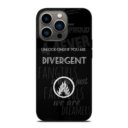 DIVERGENT QUOTE 2 iPhone 13 Pro Case Cover