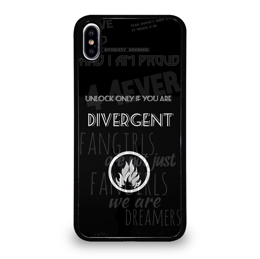 DIVERGENT QUOTE 2 iPhone XS Max Case Cover