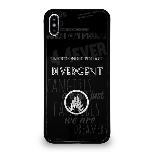 DIVERGENT QUOTE 2 iPhone XS Max Case Cover