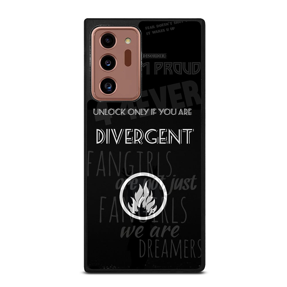 DIVERGENT QUOTE 2 Samsung Galaxy Note 20 Ultra Case Cover