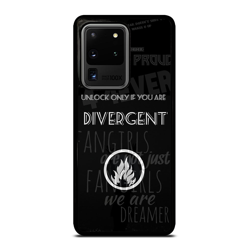 DIVERGENT QUOTE 2 Samsung Galaxy S20 Ultra Case Cover