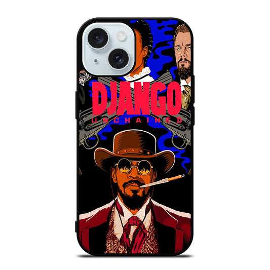 DJANGO UNCHAINED MOVIE POSTER iPhone 15 Case Cover