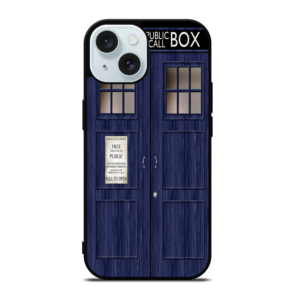 DOCTOR WHO TARDIS 3 iPhone 15 Case Cover