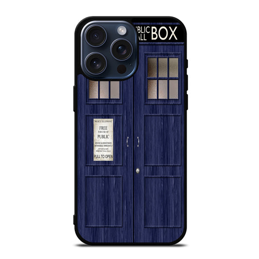 DOCTOR WHO TARDIS 3 iPhone 15 Pro Max Case Cover
