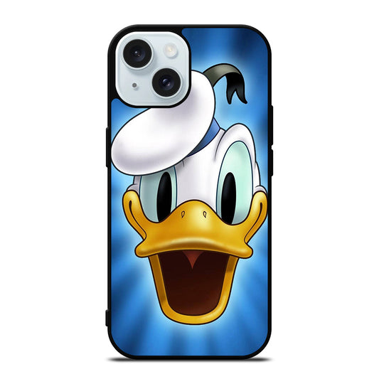 DONALD DUCK FACE CARTOON iPhone 15 Case Cover