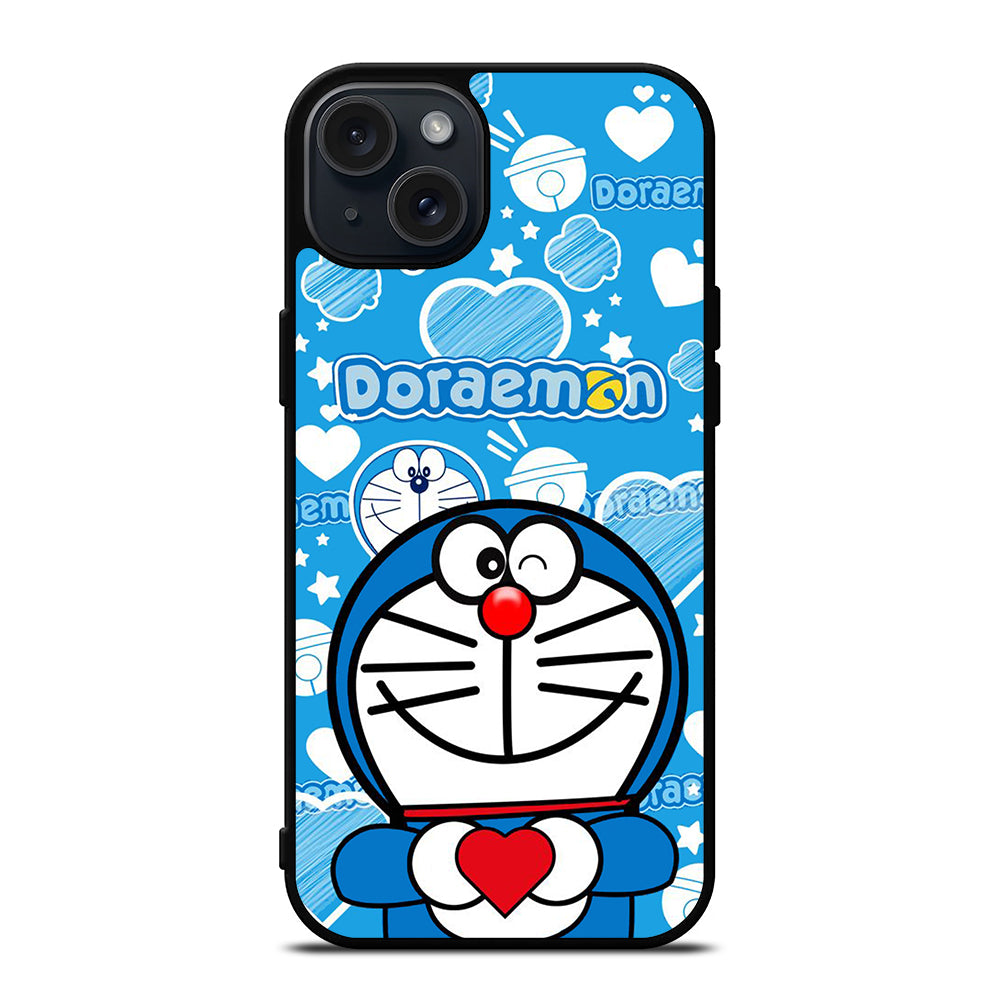 DORAEMON CUTE CARTOON iPhone 15 Plus Case Cover