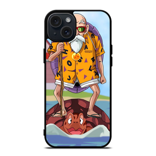 DRAGON BALL MASTER ROSHI ANIME SERIES iPhone 15 Plus Case Cover