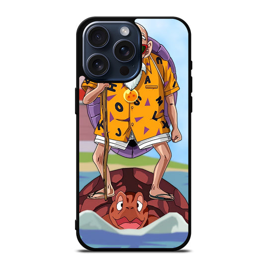 DRAGON BALL MASTER ROSHI ANIME SERIES iPhone 15 Pro Max Case Cover