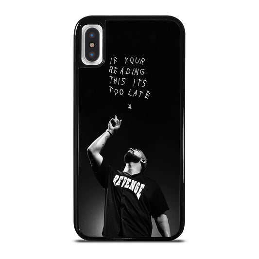 DRAKE RAPPER QUOTE iPhone X / XS Case Cover