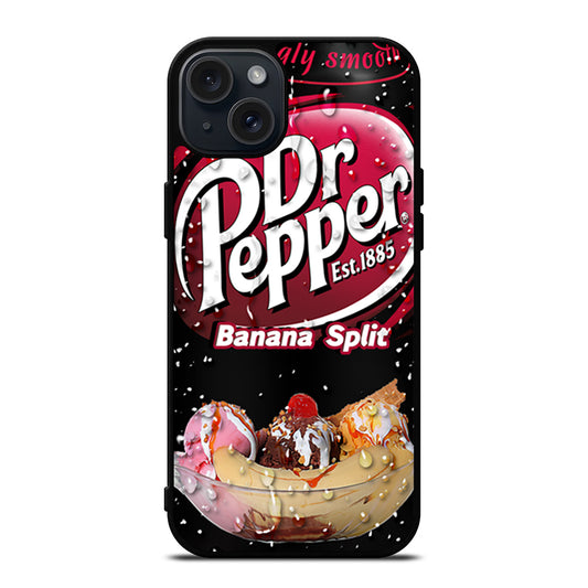 DR PEPPER BANANA SOFT DRINK iPhone 15 Plus Case Cover