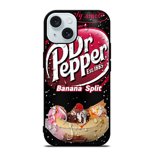 DR PEPPER BANANA SOFT DRINK iPhone 15 Case Cover