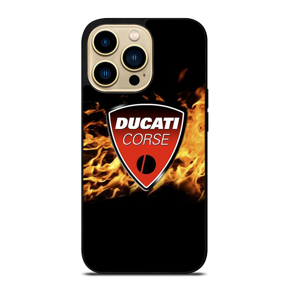 DUCATI FLAME LOGO iPhone 14 Pro Max Case Cover