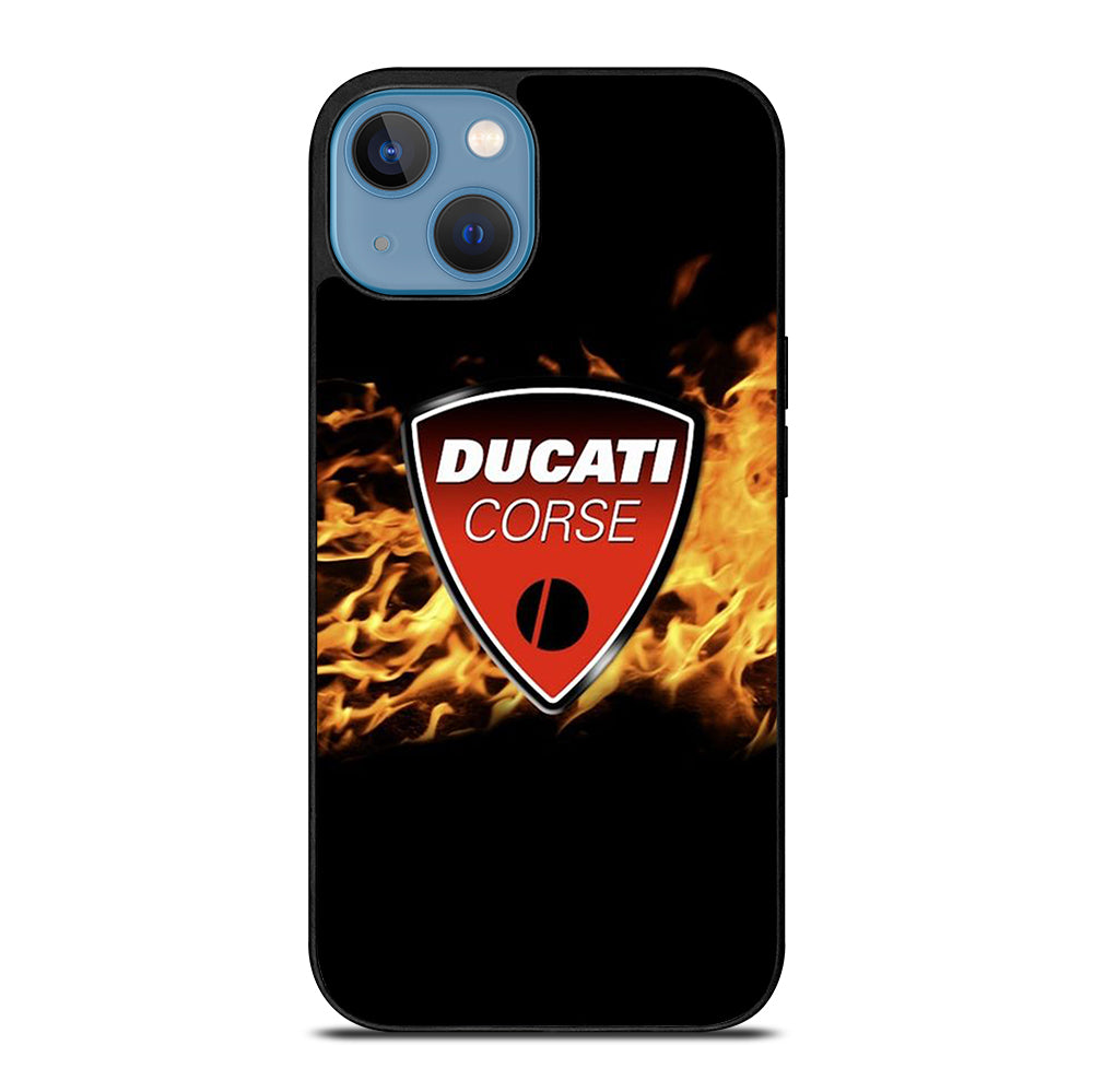 DUCATI FLAME LOGO iPhone 13 Case Cover