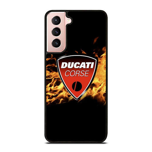 DUCATI FLAME LOGO Samsung Galaxy S21 Case Cover