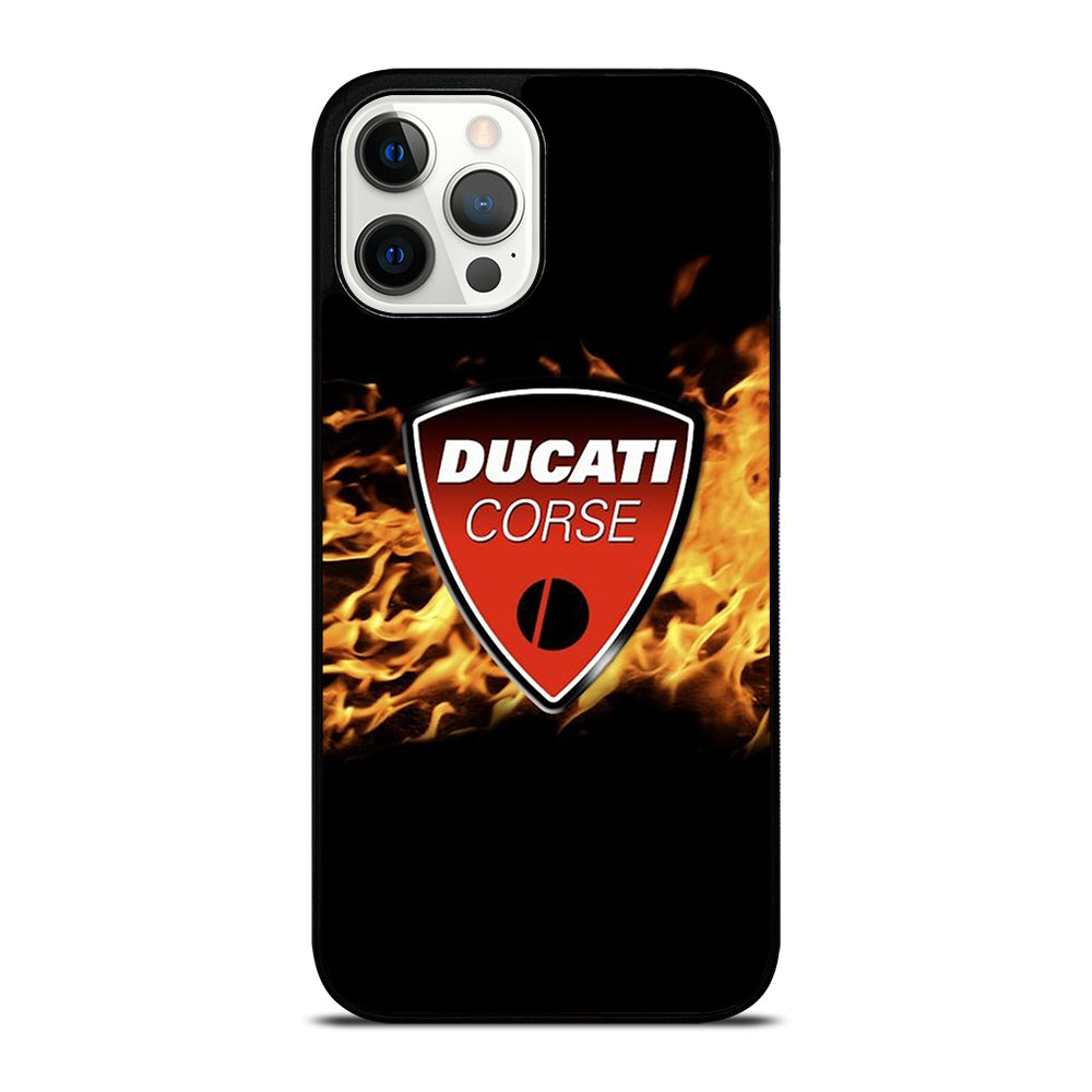 DUCATI FLAME LOGO iPhone 12 Pro Max Case Cover