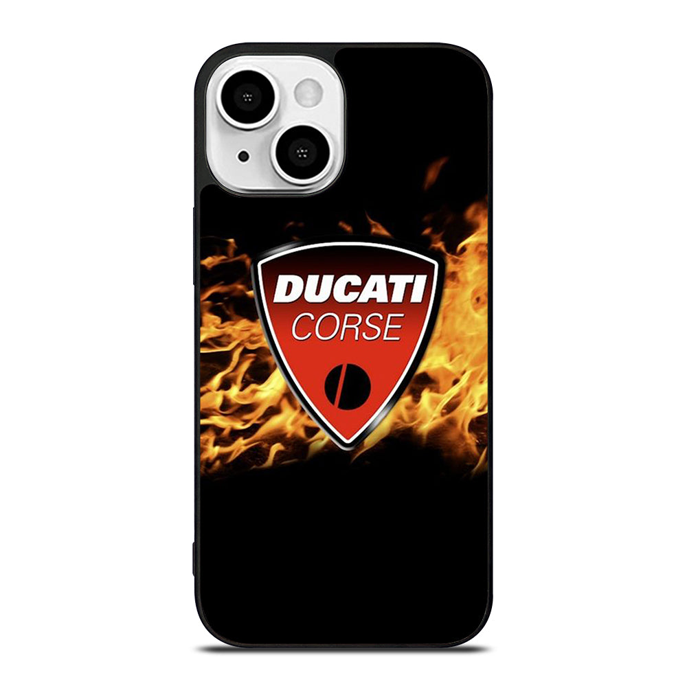 DUCATI FLAME LOGO iPhone 13 Mini Case Cover