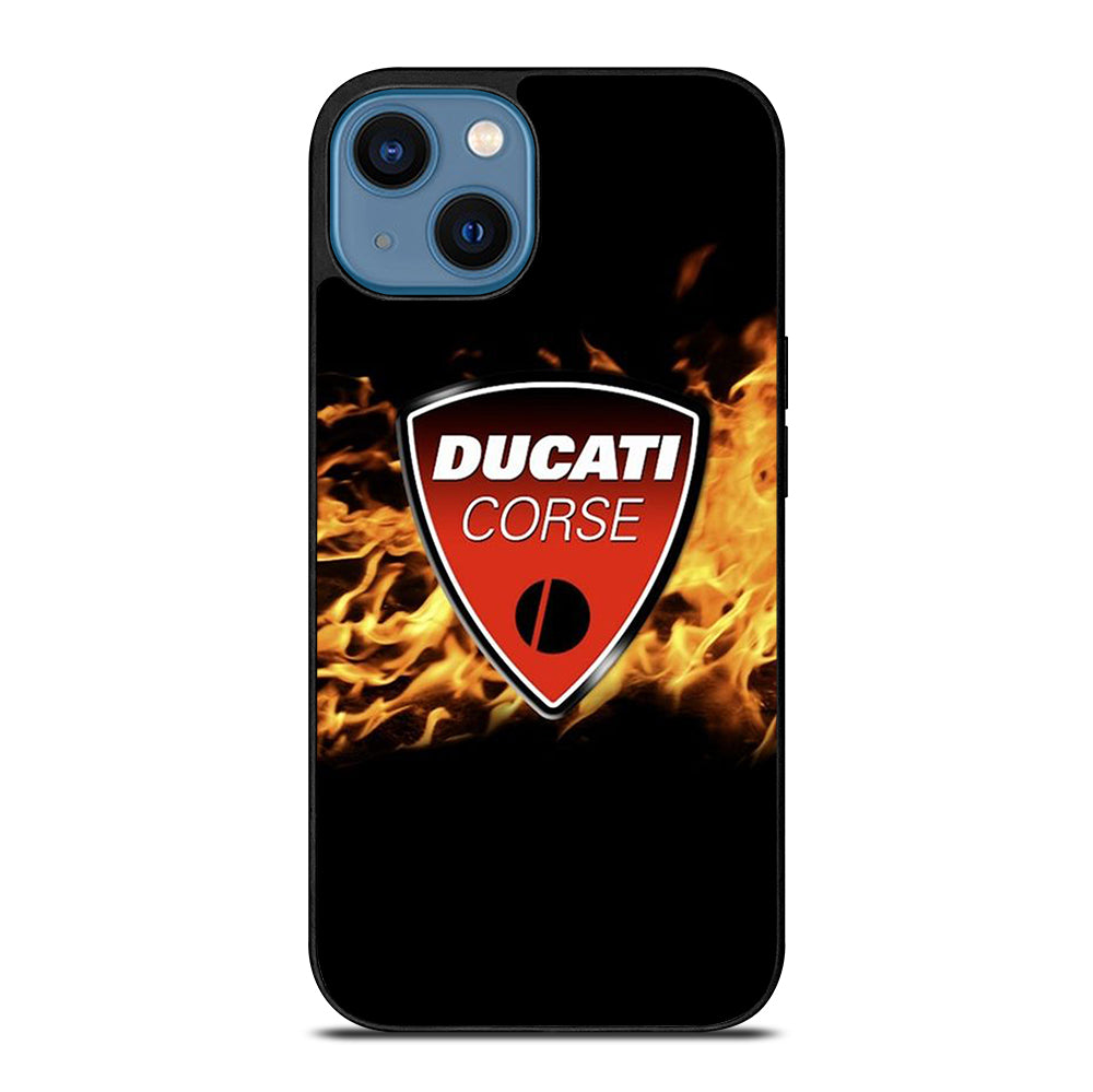 DUCATI FLAME LOGO iPhone 14 Case Cover