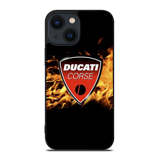 DUCATI FLAME LOGO iPhone 14 Plus Case Cover