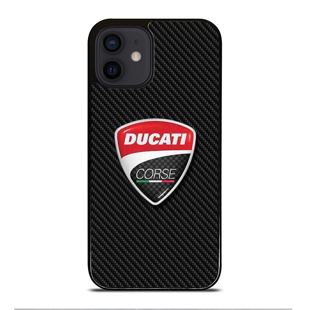 DUCATI LOGO CARBON iPhone 12 Mini Case Cover