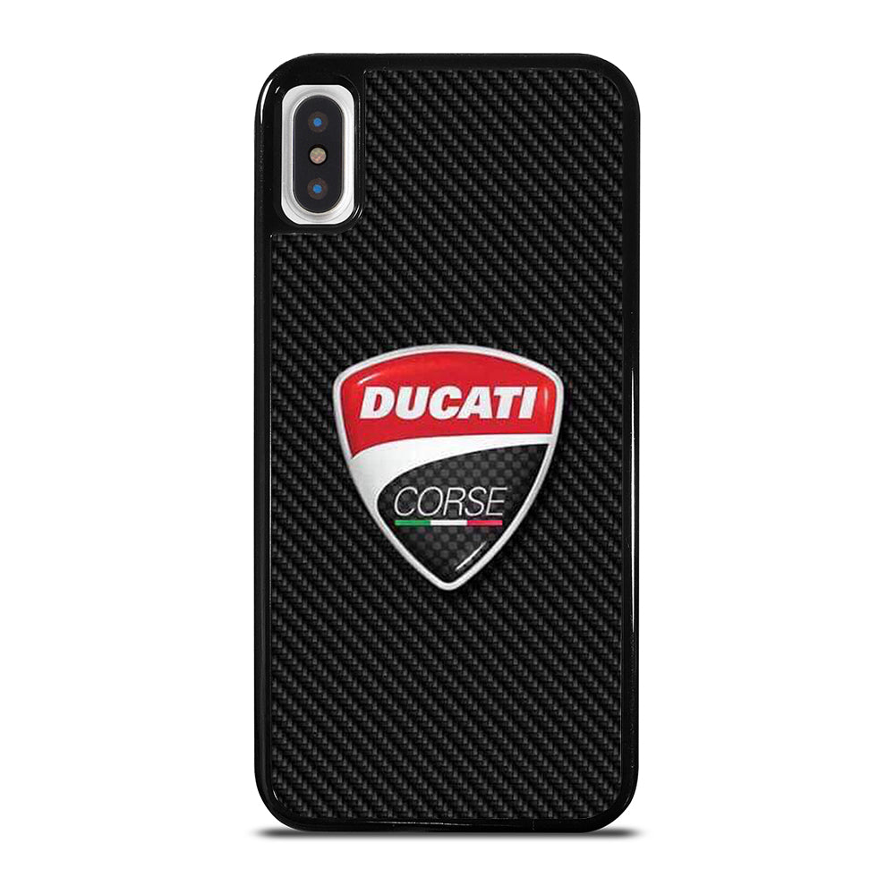 DUCATI LOGO CARBON iPhone X / XS Case Cover