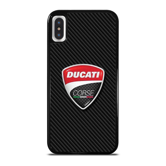 DUCATI LOGO CARBON iPhone X / XS Case Cover