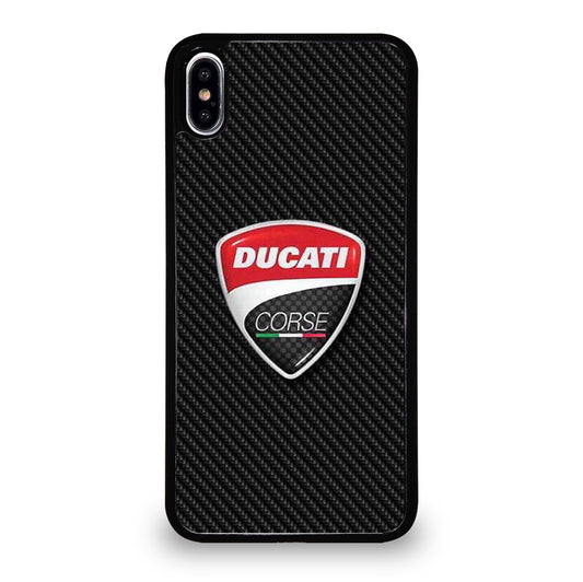 DUCATI LOGO CARBON iPhone XS Max Case Cover