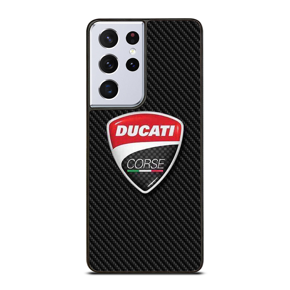 DUCATI LOGO CARBON Samsung Galaxy S21 Ultra Case Cover