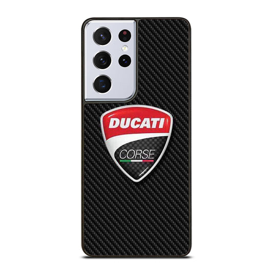 DUCATI LOGO CARBON Samsung Galaxy S21 Ultra Case Cover