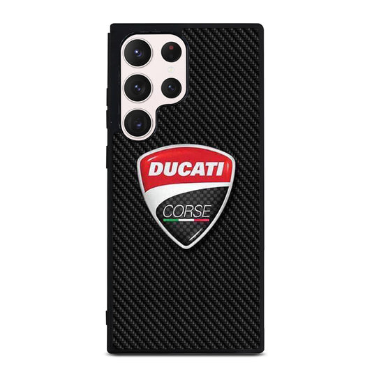 DUCATI LOGO CARBON Samsung Galaxy S23 Ultra Case Cover