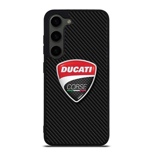 DUCATI LOGO CARBON Samsung Galaxy S23 Plus Case Cover
