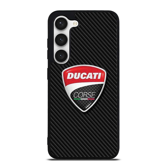 DUCATI LOGO CARBON Samsung Galaxy S23 Case Cover
