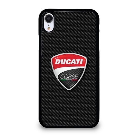 DUCATI LOGO CARBON iPhone XR Case Cover