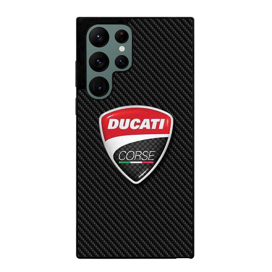 DUCATI LOGO CARBON Samsung Galaxy S22 Ultra Case Cover