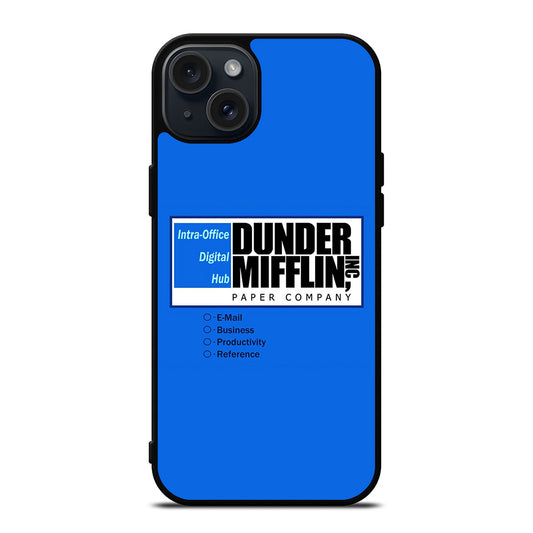 DUNDER MIFFLIN LOGO 3 iPhone 15 Plus Case Cover