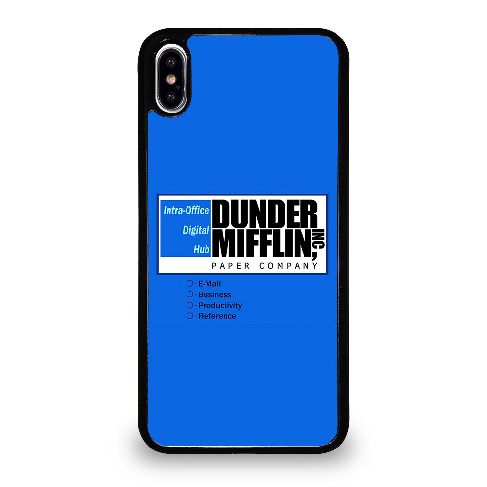 DUNDER MIFFLIN LOGO 3 iPhone XS Max Case Cover