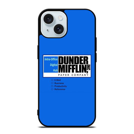 DUNDER MIFFLIN LOGO 3 iPhone 15 Case Cover